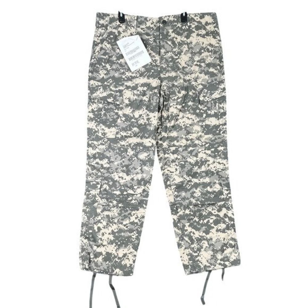 Army Combat‎ Cargo Camo Pants Uniform ACU UCP Digital Military Size XL Y2K